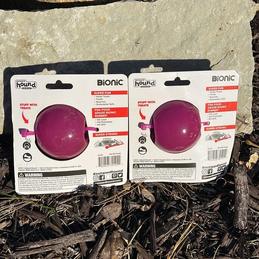 🆕 Dog Toy 2 Balls for Dogs - Picture 2 of 9